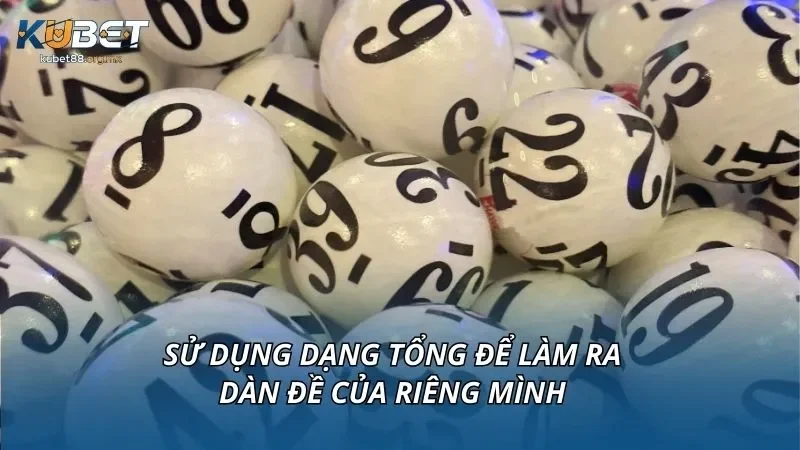 Sử dụng dạng tổng để làm ra dàn đề của riêng mình